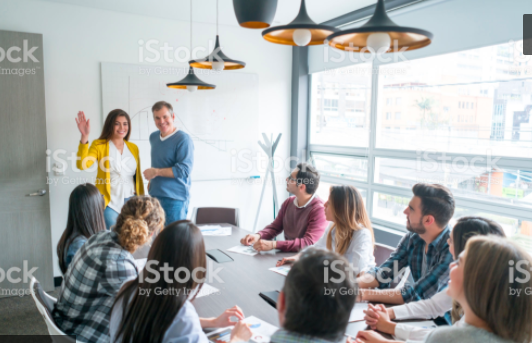 new worker in office introduce